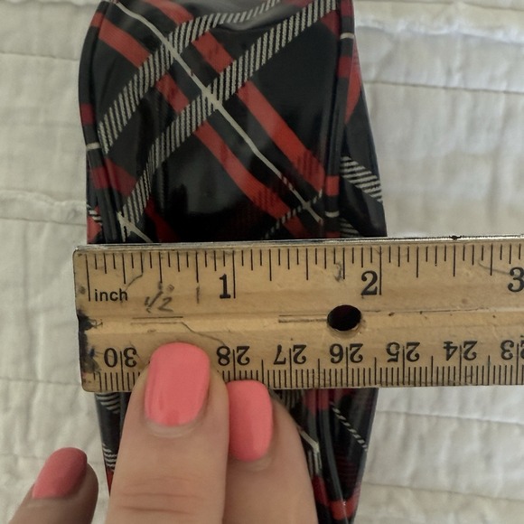 2 Vera Bradley Coin Purses BLUE BAYOU & Half Moon Retro Prep Plaid Floral - Picture 8 of 9